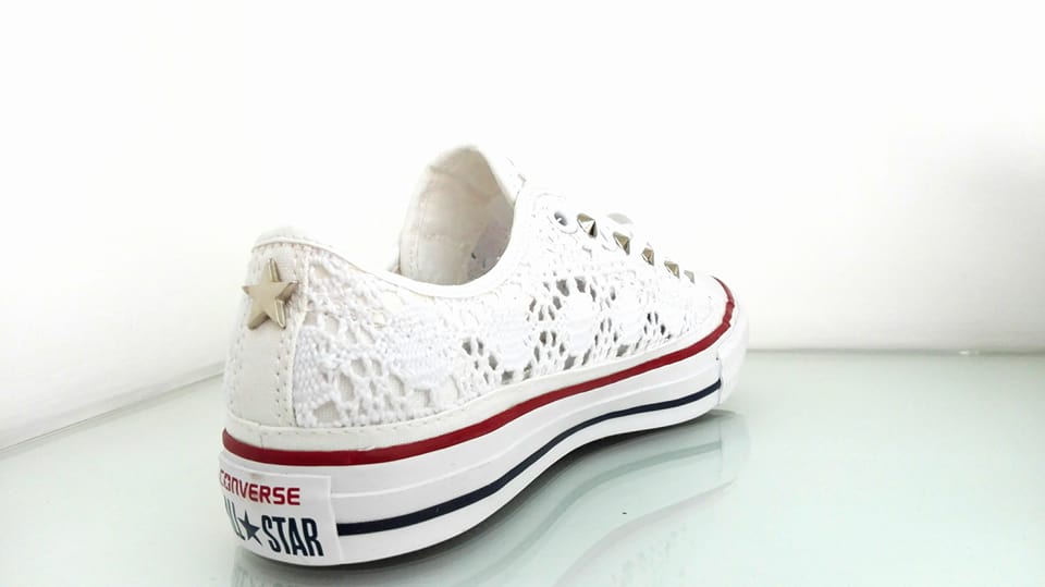 converse bianche in pizzo 2014