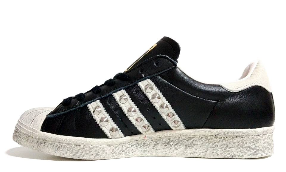 adidas superstar nere personalizzate