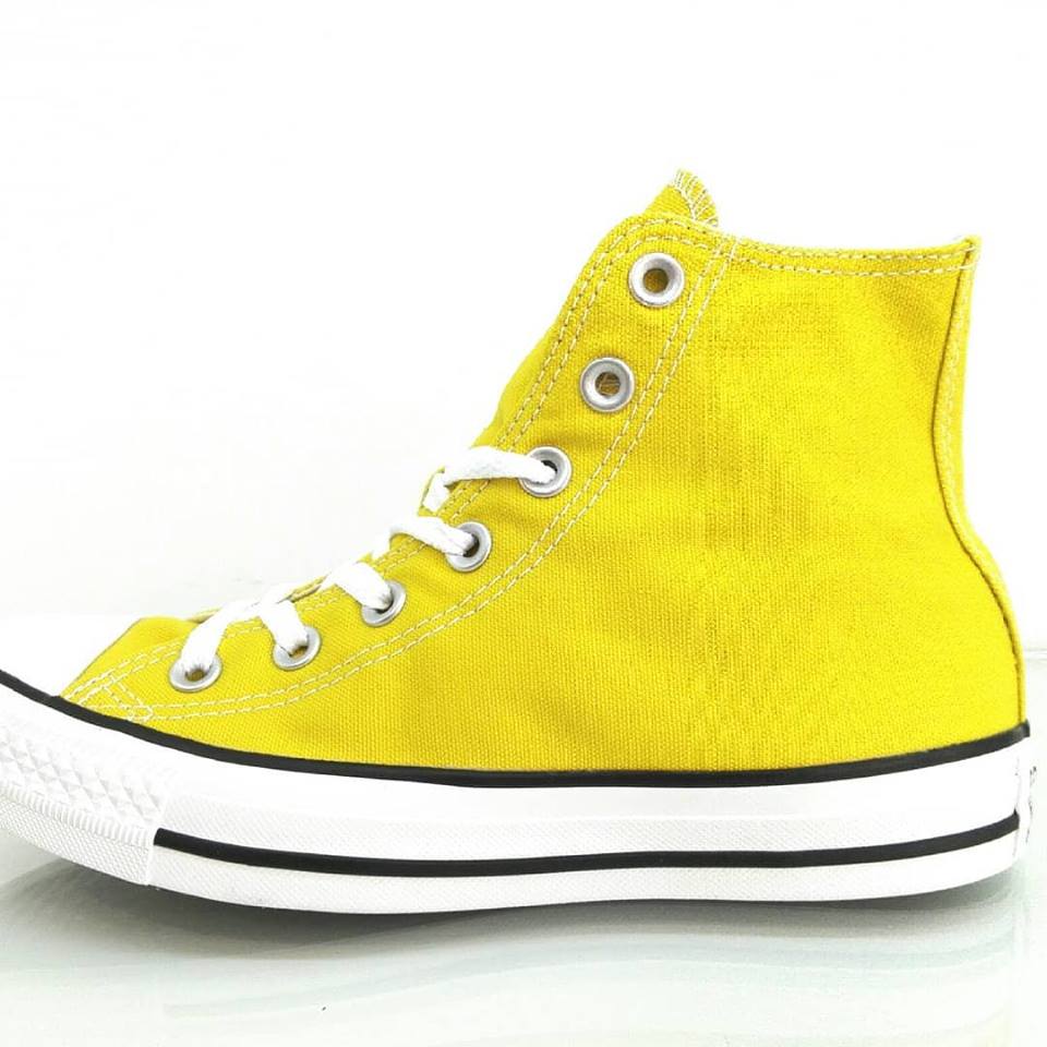 converse all star alte gialle